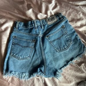 Denim shorts